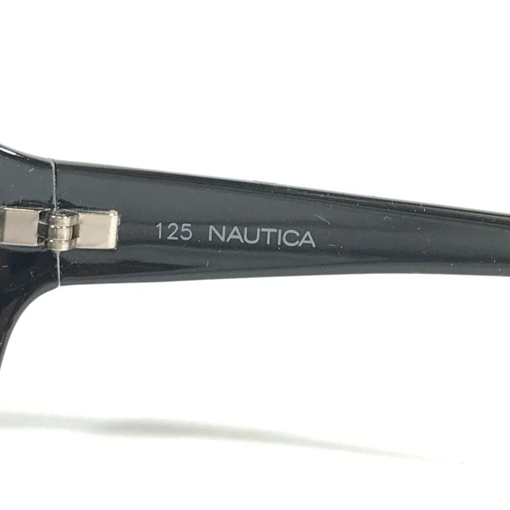 Nautica Sunglasses ST.CROIX 300 Black Square Frames with Gray Lenses 61-16-125